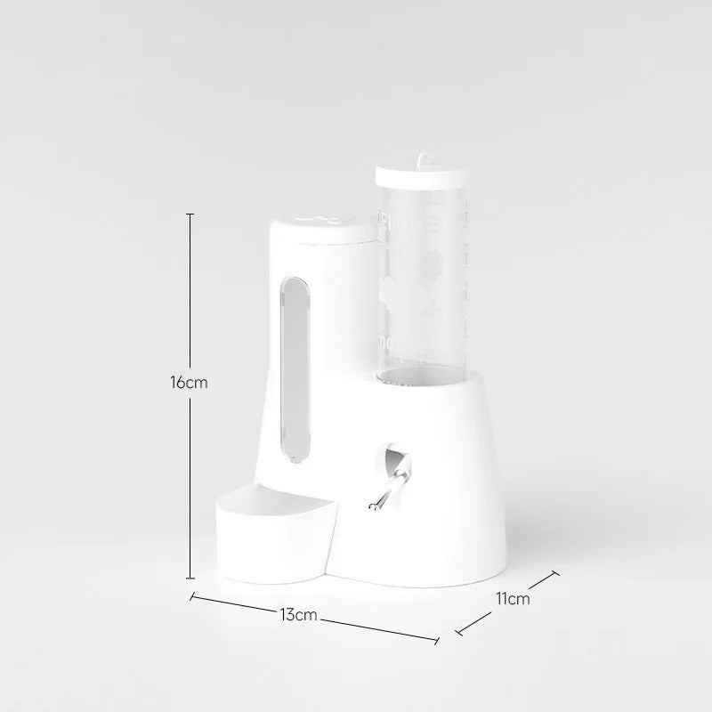 Automatic Hamster Feeder 2 in 1 Small Animal Water Dispenser Pet Drinking Water Bottle Feeder Bowl for Hamster Guinea Pig Rat