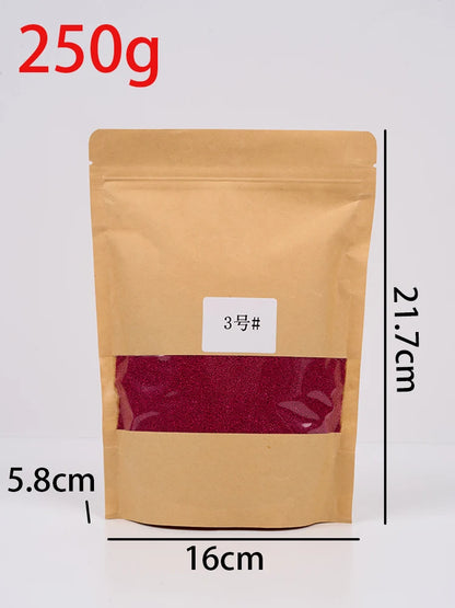 250G 11Colors Sand Wax Ice Flower Wax DIY Scented Candle Making Accessories Snowflake Wax Pearl Candles Sand Painting Tools