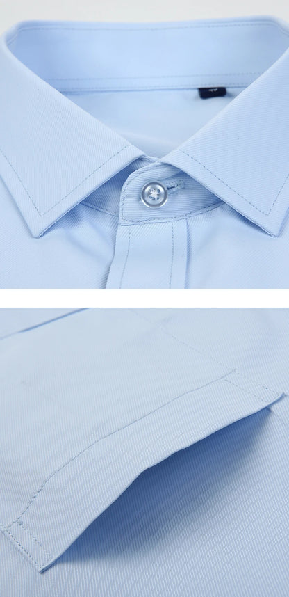  Super Big Size 11XL 10XL 9XL 8XL Dress Shirts For Men Long Sleeve Autumn Spring Regular Fit Social Business White Office Shirt