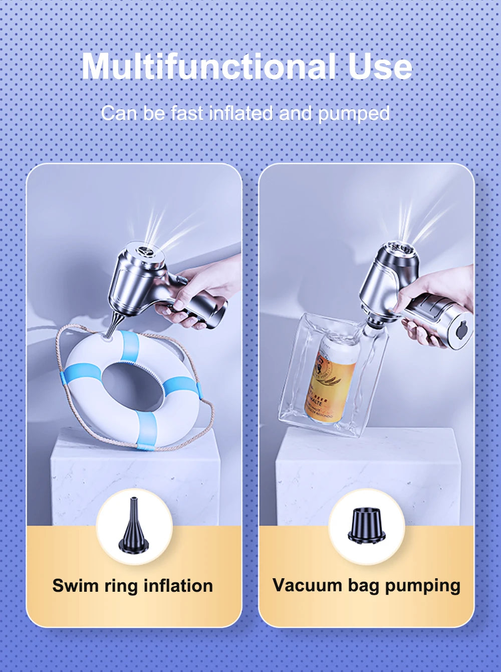 Car Vacuum Cleaner 95000PA High Power Wireless Handheld Vacuum Cleaner Cordless Powerful Hand Vacuum Cleaner Blower for Car Home