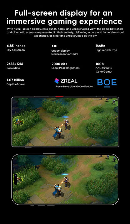 Global Version Zte Nubia Z80 Ultra 5g Snapdragon 8 Elite Gen 5 7200Mah 6.85'' 144Hz Oled Display 90W Fast Charging 64Mp+50Mp Ai