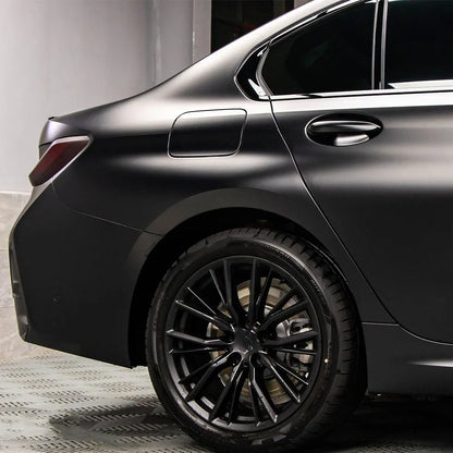 Matte Black Car Wrapping Vinyl Film Bubble Free Sticker Auto Motorcycle Body Wrapping Film Self-adhesive Vinyl Car Accessories