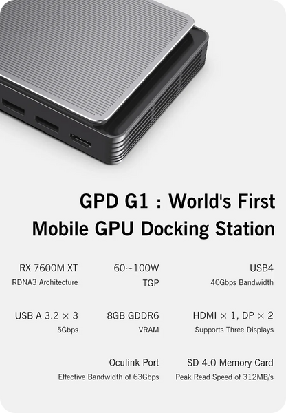 Fierce Ultra GPD 2025 WIN Max 2 Gaming Laptop - 32GB RAM 1TB/2TB SSD AMD 8840U CPU AI9 HX370 Mini PC for High-Performance Comput