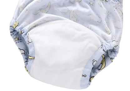 Baby Reusable Potty Training Pants Toddler Cotton Ecological Cloth Diaper Panties Waterproof Washable Nappies Boy Girl Underwear