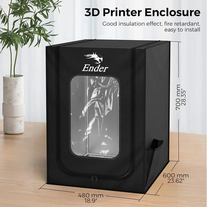 Creality Official Ender Enclosure Update Constant Temperature Fireproof Dustproof 3D Printer Protective Cover for Ender-3/3 V2