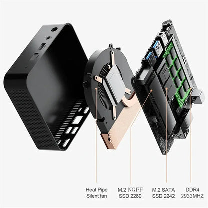 2026 Brand New Intel Core I9-10980HK Windows 11 Pro 32GB RAM 1TB SSD Gaming I9 Computer WiFi 6 USB3.0 Mini Desktop Computer PC