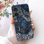 Case For Motorola Edge 50 Fusion Cover XT2429-1 Popular Flower Soft Black Silicone Phone Cases For Motorola G96 5G MotoG96 Funda
