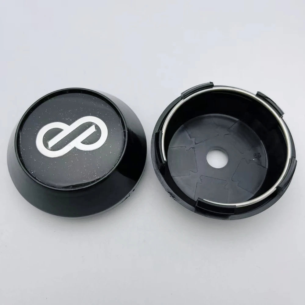 4pcs 60mm 64mm 65mm 68mm 69mm  Car Wheel Center Caps With Enkei Logo Emblem Car Accessories for Wheel Hubcaps Hub Cover High Cap