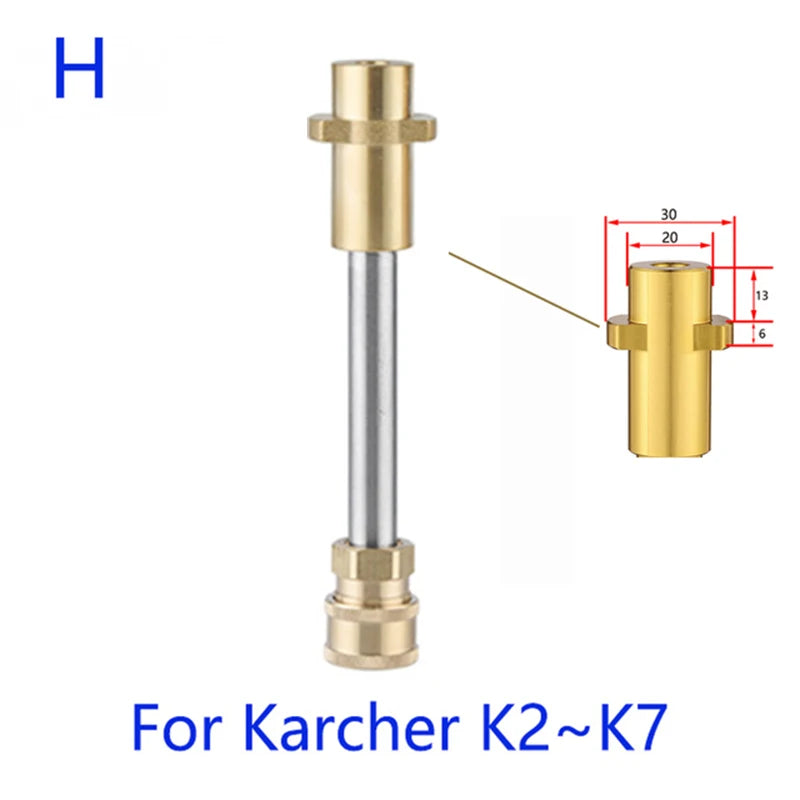 ROUE High Pressure Washer Car Washer Extension Lance Nozzle 1/4" Quick Connector  for Parkside Karcher Stihl Nilfisk Bosch