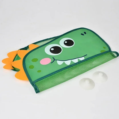 Organizer Kids Tidy Storage Suction Bathroom Bathtub Doll Hanging Bag  Dinosaur Animal Baby Bath Toys Basket Mesh Bag Water Toys