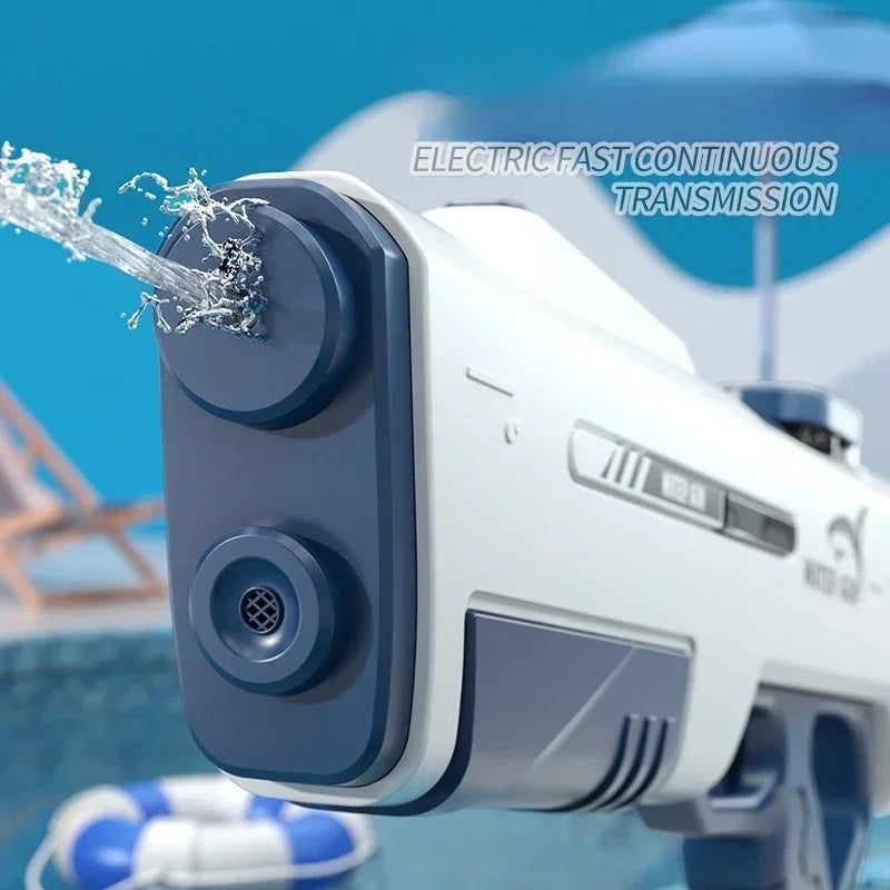 Kids Electric Water Gun Toys Summer Outdoor Beach Pool Garden Fight Games High Pressure Automatic Bursts Watergun Children Gifts