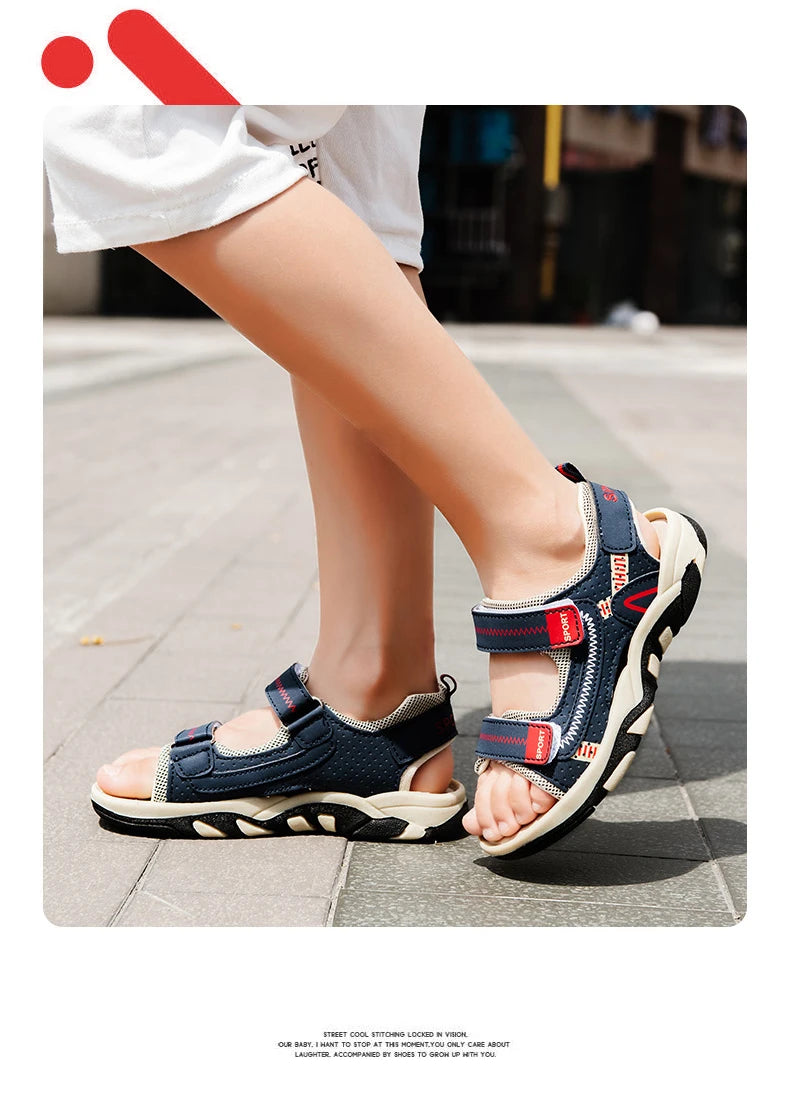 Breathable Children's Sandals Beach Shoes Boys Outdoor Sports For Kid's Girls Students Casual Sandals Anti-slip Flat Walking