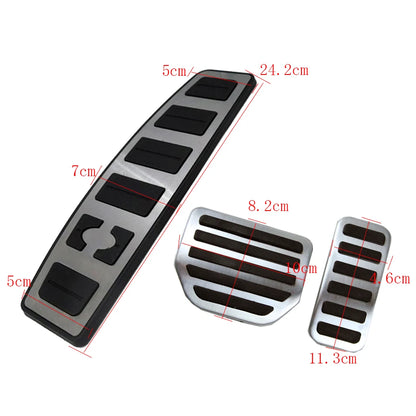 Foot Rest Pedal Brake Fuel Gas Pad Cover for Land Rover Discovery 4 LR4 2010-2016 Range Rover Sport 2010-2013 L320 Parts