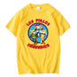 Summer Men Short Sleeved High Quality Cotton Blend Breaking Bad LOS POLLOS Chicken Brothers Printed Casual For Men T-shirt Male