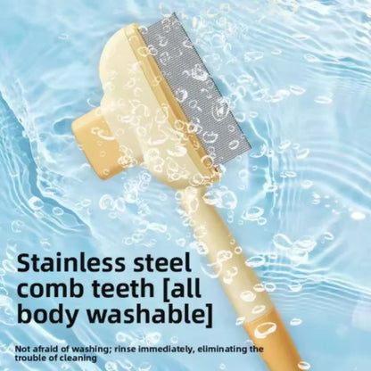 Self-Cleaning One-Button Dog Comb Pet Hair Remover Cat Brush Massage Grooming Combs for Dogs And Pets