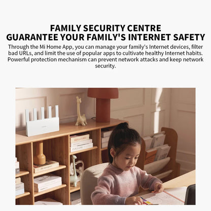 New XIAOMI Router BE5000 WiFi 7 5011Mbps 2.5GHz Network Port 512MB Memory Dual Broadband Access Network Security Protection  -CN
