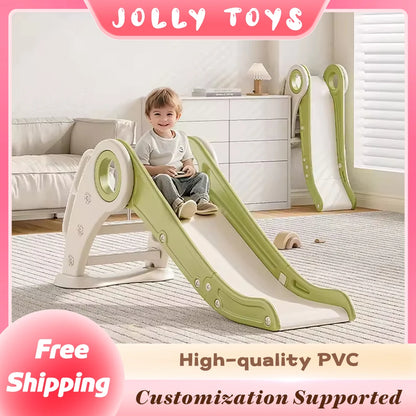Foldable Kids Slide for Home Indoor Playground HDPE Plastic Foldable Multifunctional Slide for Toddlers School Garden