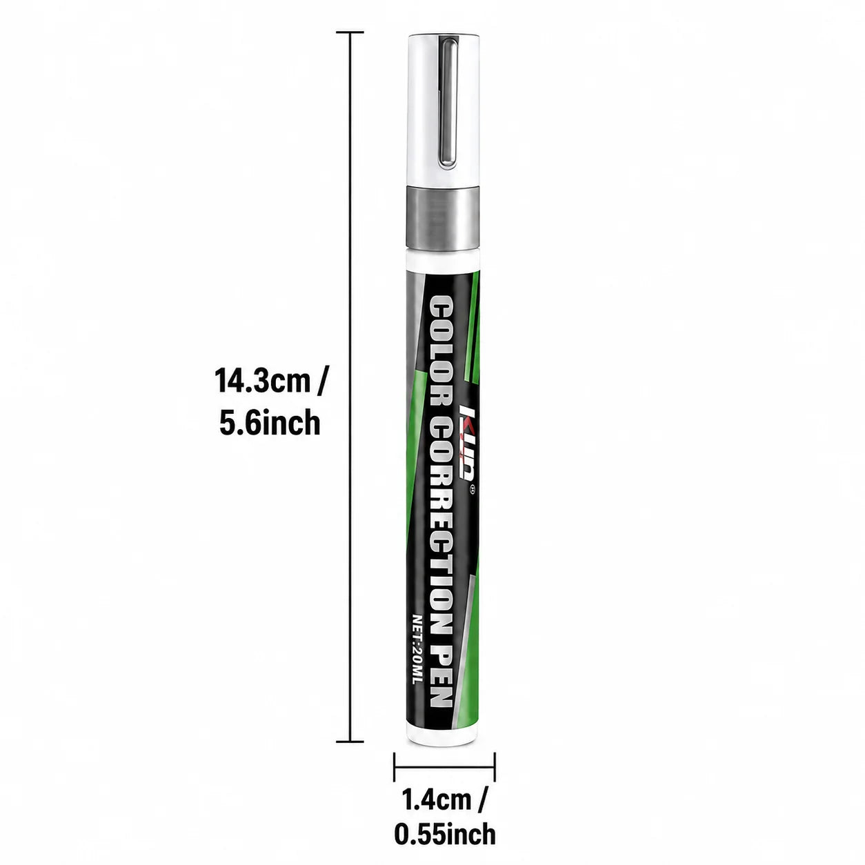 KJM Car Chrome Plating Repair Pen Metal Scratch Touch Up Paint Wheel Trim Rust Scratches Restoring Maintenance Pen