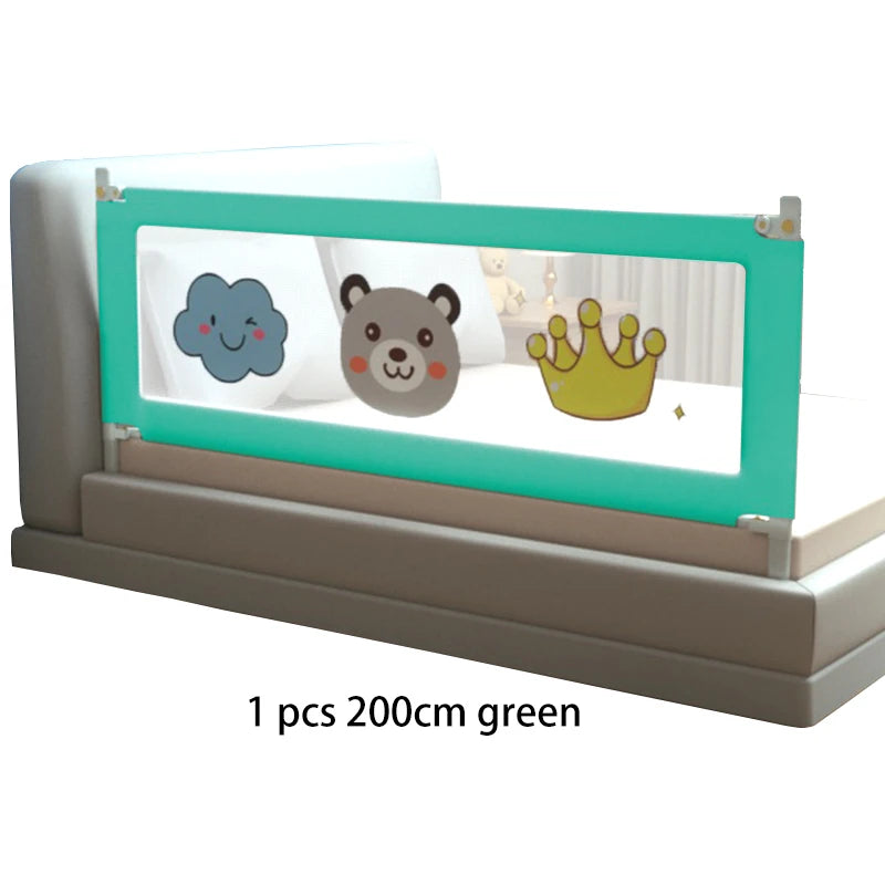 IMBABY Bed Guardrail Liftable Crib Protectors Adjustable Handrail Bed Safety Children Washable Baby Safety Bed Barrier Bumper