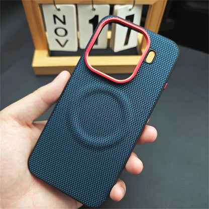 Magnetic Nylon Woven Case For Oppo Find X9 Pro For MagSafe Matte Leather Skin-friendly Phone Cover For Find X 9 X9Pro 5G Bumper