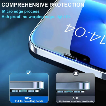 HD Tempered Glass for iPhone 17 Pro Max 18 16 16e 15 14 13 12 Mini 11 Air Screen Protectors for iPhone XR XS 7 8 Plus Glass Film