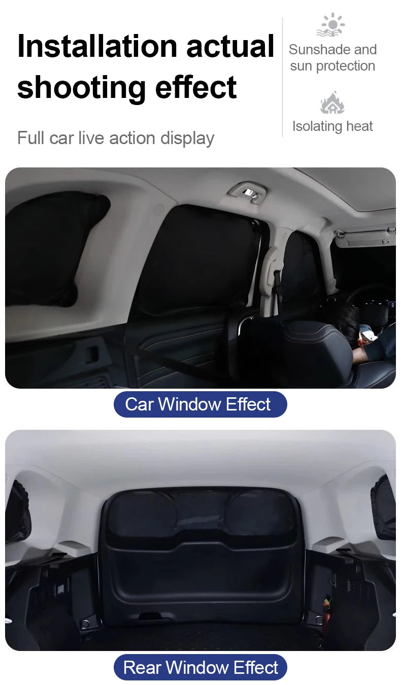 For Leapmotor C10 2024 2025 2026 Car Sunshade Curtains Cover Windshield Anti-UV Tool Visors Privacy Shield Part Auto Accessories