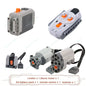 MOC Power Functions M/L/XL Motor Battery Box IR Remote Receiver for RC Car Robot Model Building Blocks Technical Modified Parts