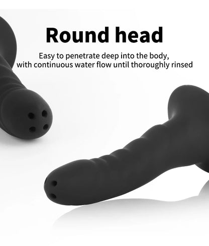 Soft Silicone Enema Kit  Multi Size Vaginal Anal Douche Heads  Professional Intimate Cleaning for Constipation Relief  Adult Toy