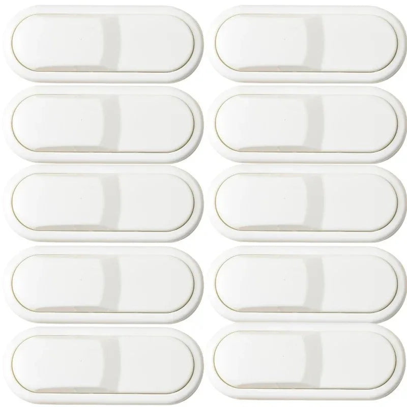 3/5/10Pcs Children's Drawer Safety Latch Cabinet Door Protection Baby Anti Pinch Hand Invisible Lock Opposite Door Wardrobe Lock