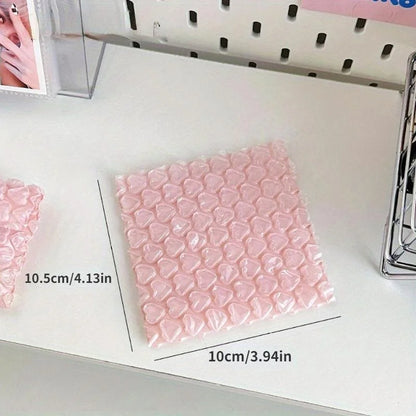 20PCS Pink Love Bubble Bag Bubble Film Bubble Envelope Small Card Cover Gift Packaging Bag Shockproof and Waterproof