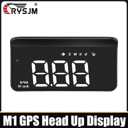 M3 OBD2 HUD / M1 GPS Head Up Display Auto Projection GPS Speedometer Digital Car Accessories Glass Projector Display HUD Alarm