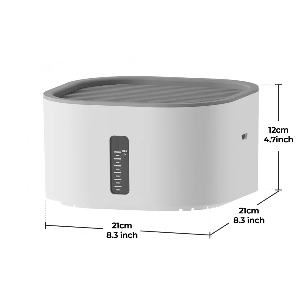 ROUNY 2-in-1 Air Purifier & Humidifier, Multi-Function Appliance, Deodorizing & Fog-Free Humidification, White