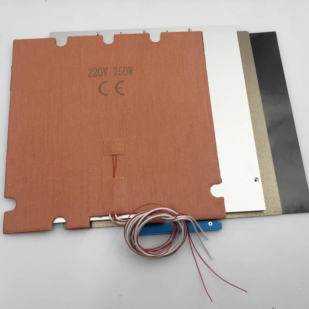 Funssor Trident Voron 2.4 R2 3D Printer Build Plate Kit 8MM Thickness PEI Powder Sheet with Magnetic Sheet For Voron 305/355m