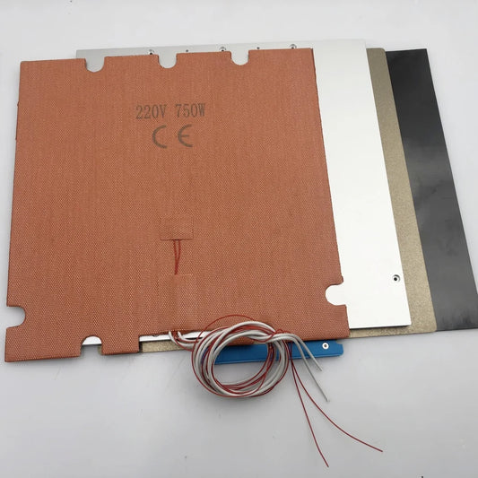 Funssor Trident Voron 2.4 R2 3D Printer Build Plate Kit 8MM Thickness PEI Powder Sheet with Magnetic Sheet For Voron 305/355m