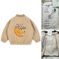 2025 KS Brand Winter Baby Boys Lambswool Jackets Vest Kids Clothes Girls Cherry Jackets Outerwear Coats Flight Suit Jackets 1-9Y