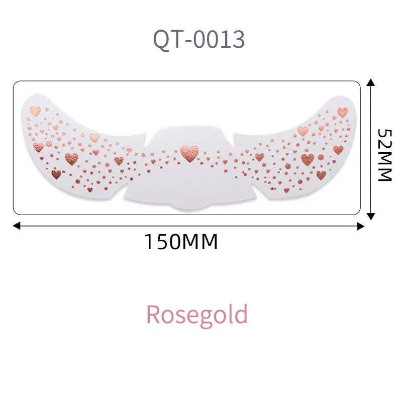 1pc Hot Stamping Freckles Makeup Sticker Metallic Radiation Golden Silver  Fake Freckles Temporary Tattoo Stickers Face Makeup