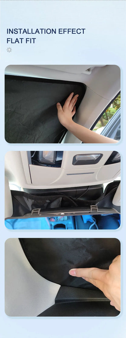 SEAMETAL Car Front Sunshades Foldable Windshield Sun Blocker Universal Fit for Car,Truck,SUV