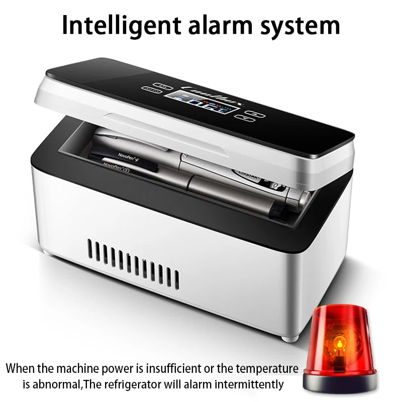 10400mAh Portable Insulin Refrigerator USB Rechargeable Mini Cold Box Drug Medicine Constant Temperature Cooler Case With Bag