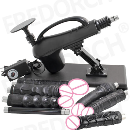FREDORCH Upgraded Sex Machine for Women with Dildos Automatic Masturbation Machine Pump Gun Love Machine Couple Sex Toys