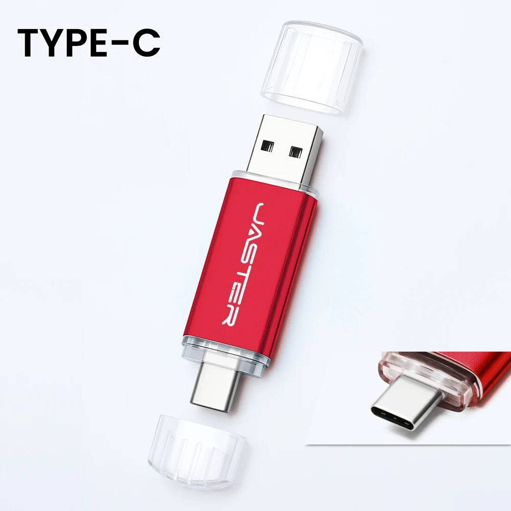 TYPE-C Pen Drive 128GB USB Flash Drive 64GB USB-C Memory Stick Creative Gift Pendrive 32GB U Disk 16GB for Phone USB Stick 8GB