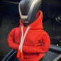 Car Hoodie Handle Shark Cute Hoodie Car Gear Shift Knob Cover Short Plush Manual Handle Gear Auto Interior Accessories