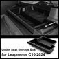 For Leapmotor C10 2024-2026 Center Console Lower Storage Box Armrest Storage Tray Organizer Auto Case Car Interior Accessories