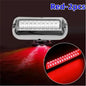 2PCS 27LED Blue/White/Red Stainless Waterproof Lights Underwater Pontoon For Marine Boat Transom&Blue Light Saig Lamp 50W