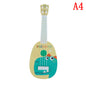 1PC 36cm Mini Guitar Children's Simulated Musical Instrument Ukulele Gift Can Play Early Education Enlightenment Music Player