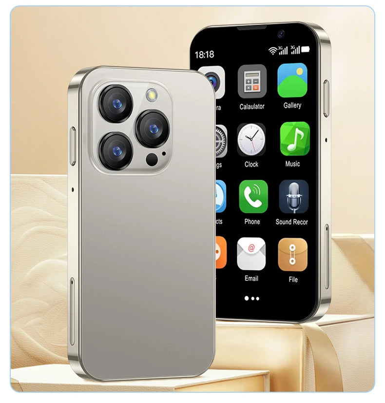 SERVO 16SE Mini Android Smartphone Dual SIM Standby 16GB ROM Play Store Wifi GPS Face Unlock 3G WCDMA 3.0" Small Smart Cellphone