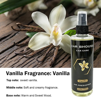 1pcs 245ml Car Air Freshener Spray, 8 Scents, Long-Lasting Odor Eliminator for Car & Home