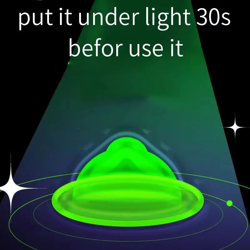 Glowing In The Dark Delayed Ejaculation Condoms For Men Funny Sex Noctilucent Ultra Thick Condom Penis Sleeves Sex Toys Tools