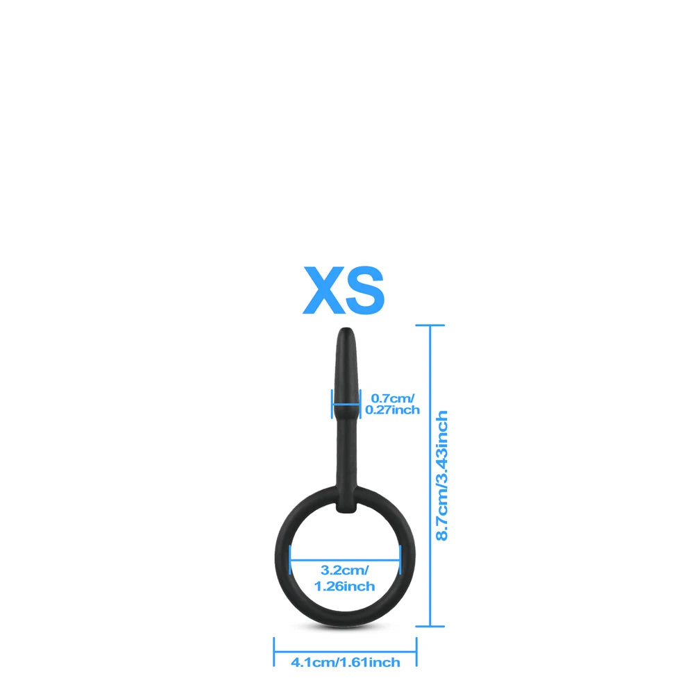 5 Sizes Soft Silicone Urethral Dilator Horse Eye Stick Penis Rod Male Masturbation Blockage Stimulator Catheter Sex Toys for Men