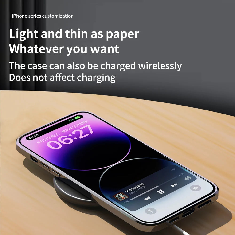LANGSIDI Luxury Ultra Thin Shockproof Leather Case For iPhone 17 16 Pro Max 15 Plus 14 13 12 11 Air Lens Protective Cover