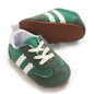 Spring and Autumn Fashion Stripes 0-1 Baby Shoes Baby Shoes Step Front Shoes Rubber Bottom Anti Slip Sneakers